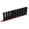 Trojan 10PC 1/2 Deep Impact Socket Set Rail