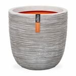 Capi 43 x 41cm Ivory Rib Outdoor Plant Pot