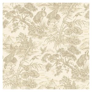 Natoru Cream Wallpaper by Holden Decor  10.05m by  53cm