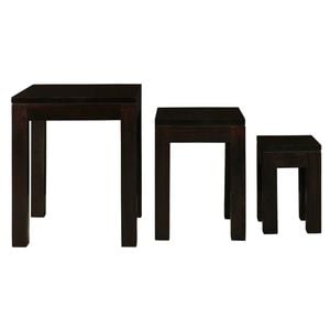 Centrum Furniture Amsterdam Nesting Table - Set of 3 - Chocolate