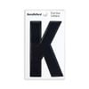 Sandleford 85mm Black Cut Out Self Adhesive House Letter K