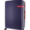 GAP Hard-Shell 4-Wheel Suitcase TSA Lock Large Travel Luggage 76cm Navy