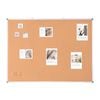 Vevor 121.92 X 91.44 Cm Large Cork Board Silver Wall-mounted  Perfect For School Home