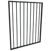 ProtectorAl 975 x 1200mm Satin Black Aluminium Square Picket Flat Top Pool Gate