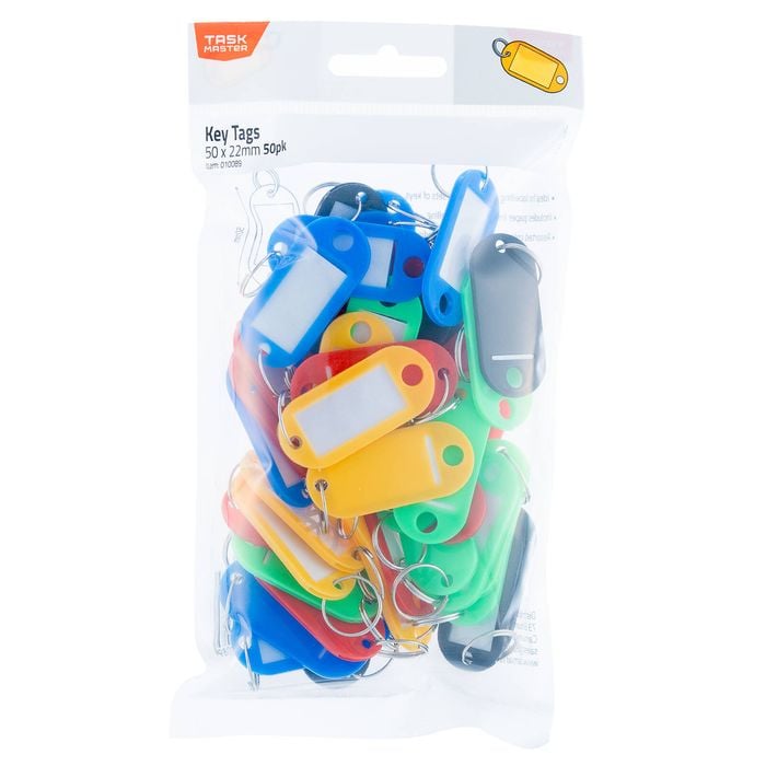Taskmaster Key Tag with Ring - 50 Pack