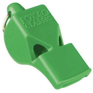 Fox 40 Classic 3 Chamber Whistle Soccer Football Netball Sports Basketball Green