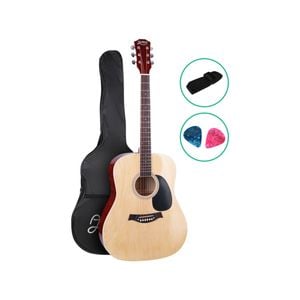 Alpha Acoustic Guitar 41in - Nature