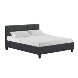Artiss Bed Frame Queen Size Mattress Base Wooden Sleep Beds Platform Fabric