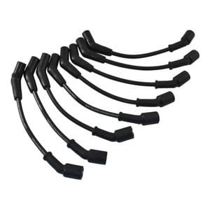 Black Ignition Leads, 8.5mm 10" Gm Ls Lsx Lt, 135 Degree Plug Boots