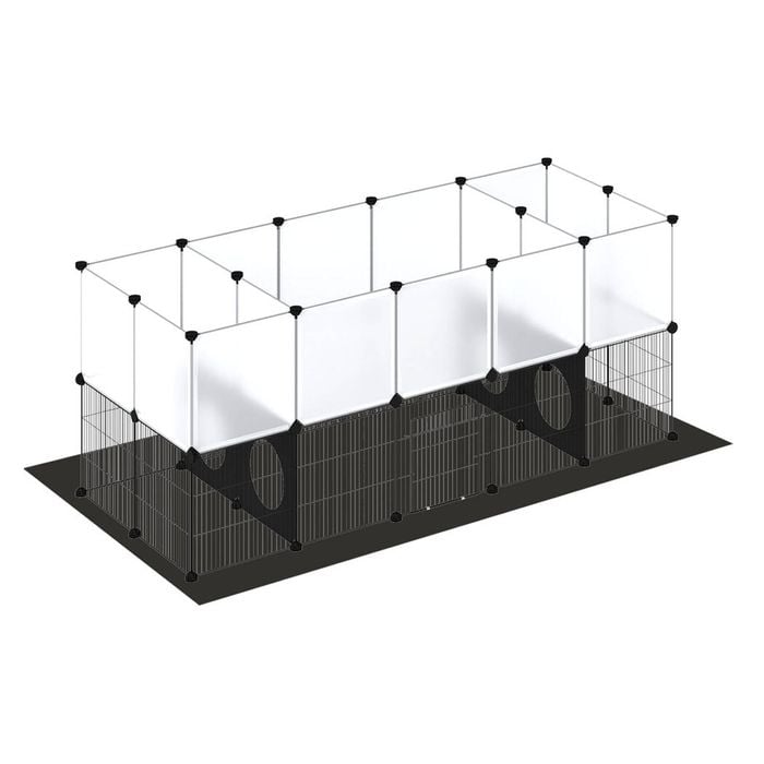 Pawz Pet Playpen 36 Panels Small Animal Rabbit Guinea Pig Cage Fence