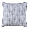 Bianca Myrtleford Cotton Sateen European Square Pillowcase 65x65cm Grey