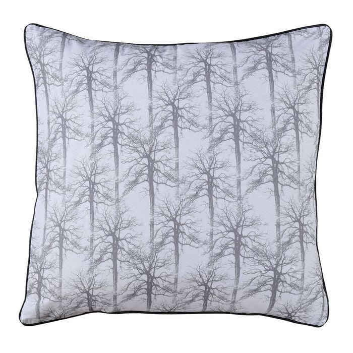 Bianca Myrtleford Cotton Sateen European Square Pillowcase 65x65cm Grey