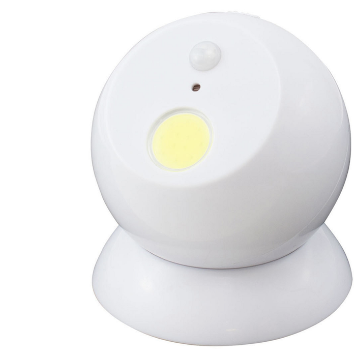 Brillar Motion Activated Swivel Ball Light White