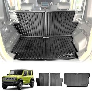 Boot Liner Back Seat Protector Combo for Suzuki Jimny XL 5 Door 2023-Onwards Kick Mats Cargo
