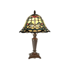G&g Aurora Tiffany Table Lamp
