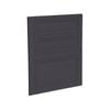 Kaboodle 600mm Grey Fig Heritage Drawer Panels - 3 Pack