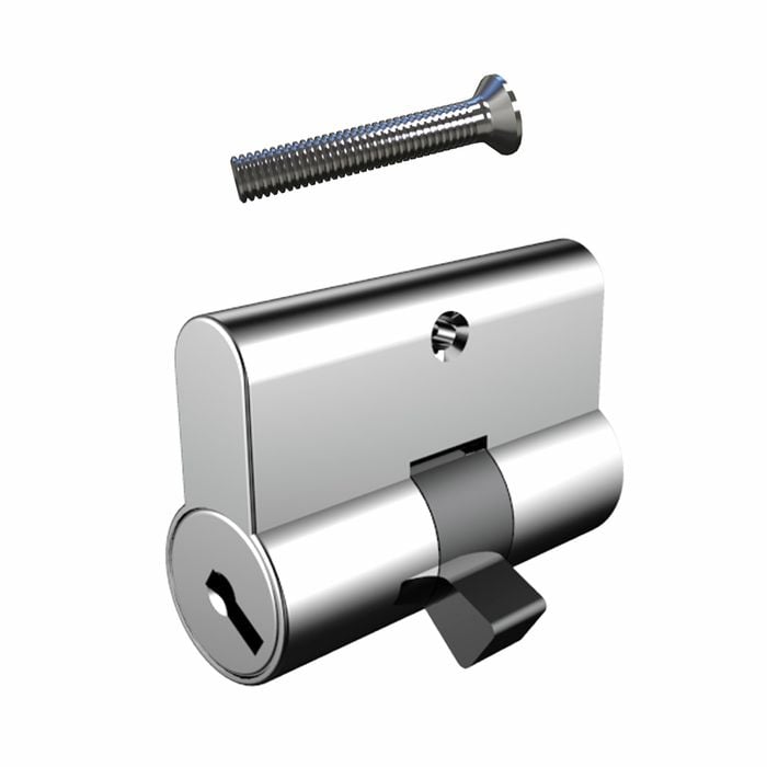 Rolltrak Double Wafer Cylinder Lock With 3 Keys