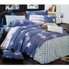 Lincoln Linen 310TC Starry Love Cotton Printed Quilt Cover Set Single