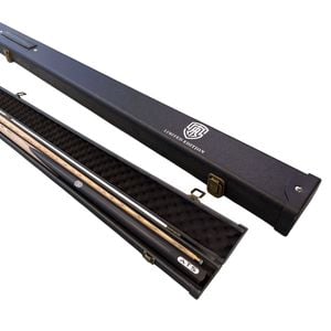 Ats Pioneer Black 57 Inch 1pc Cue American Ash Shaft With Aluminum Logo Embedded X2 With Ats Cue Case