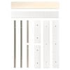 Kaboodle 600mm Antique White Oven Tower Pack