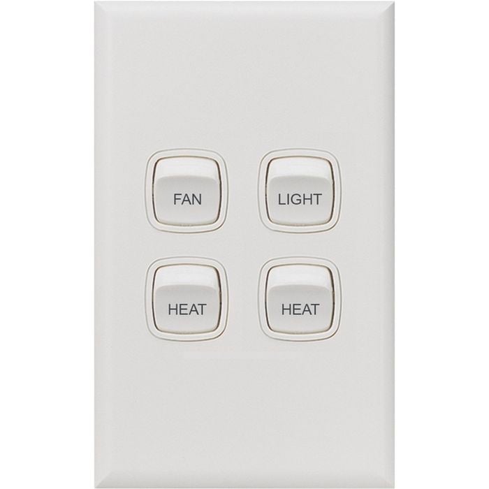 HPM Fan Light Heat x 2 4 Function Switch