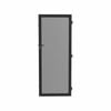 Adjusta-Fit 800-850 x 2000-2050mm Black Right Hinge Adjustable Aluminium Security Door - Black