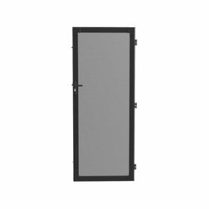 Adjusta-Fit 800-850 x 2000-2050mm Black Right Hinge Adjustable Aluminium Security Door - Black