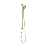 Nero 900mm Brushed Gold Mecca Care 32mm Grab Rail and Adjustable Shower Rail Set
