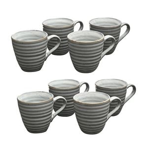 2x 4pc Coffee Culture Reactive 355ml Ceramic Hot/Cold Drink Coffee & Tea Mug