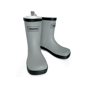Troopers Grey Children Gumboots - Size 13