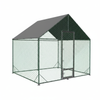 P&P Green Large Chicken Coop With Walk-In Door, Sunshade Cover And Weatherproof Steel Frame