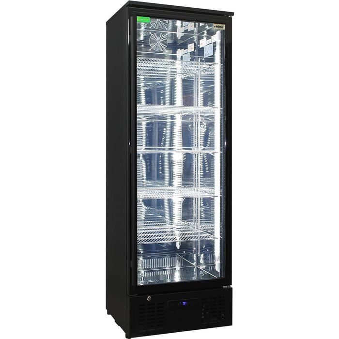 Rhino Black Glass Door Bar Fridge (Right Hinged) - SGT1R-BS