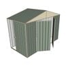 Build-a-Shed 3.0 x 1.5 x 2.3m Double Hinge and Single Sliding Door Narrow Shed - Green