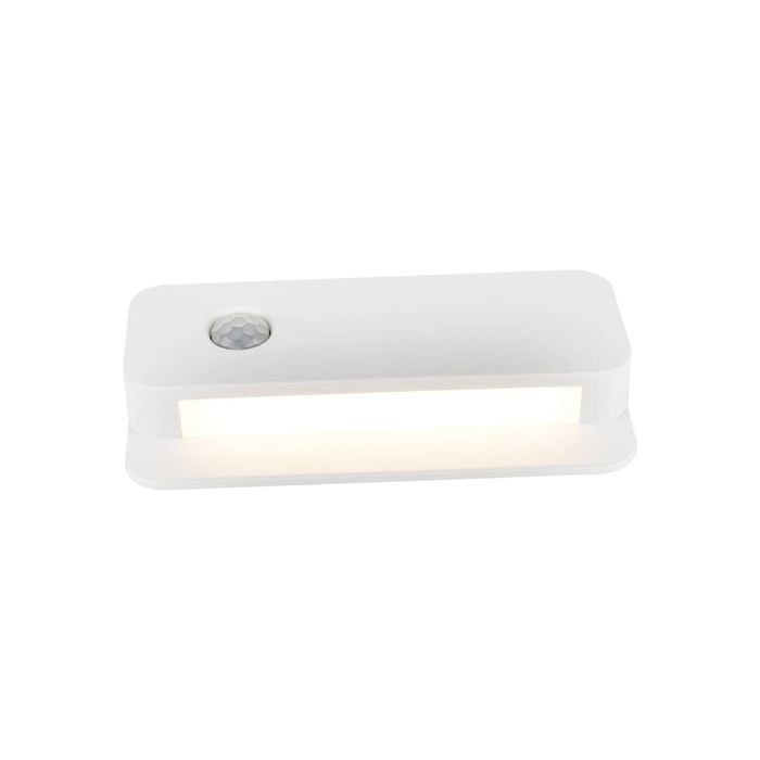 Click White Rechargeable Downward-Glow Nightlight With PIR Sensor - 1 Pack