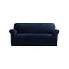 Artiss 3 Seater Sofa Cover Couch Cover Velvet Sapphire