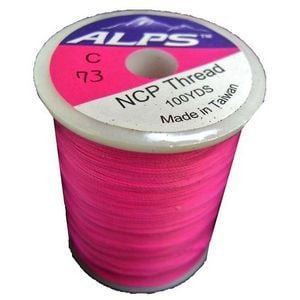Alps 100yds of Pink Rod Wrapping Thread - Size C (0.2mm) Rod Binding Cotton