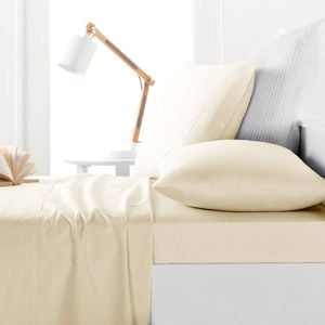 Belmondo 225TC Sheet Set Cream - King