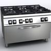 Fagor Kore 900 Series Gas 6 Burner With Gas Oven  - Oven Ranges (c-g961oph)