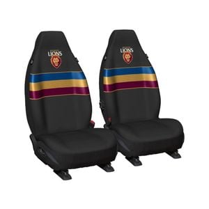 Brisbane Lions Official Afl Seat Covers Airbag Compatible Universal Fit