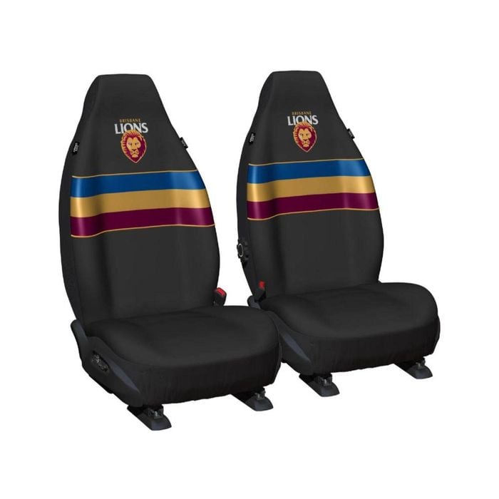 Brisbane Lions Official Afl Seat Covers Airbag Compatible Universal Fit
