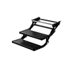 RV Essentials Black Manual Double Caravan Step 200kg