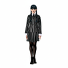 More Than Party Womens Wednesday Costume Black/White Striped Pleated Skirt XS-S