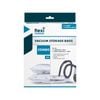 Flexi Storage Wardrobe Large And Extra Large Vacuum Bag - 2 Pack