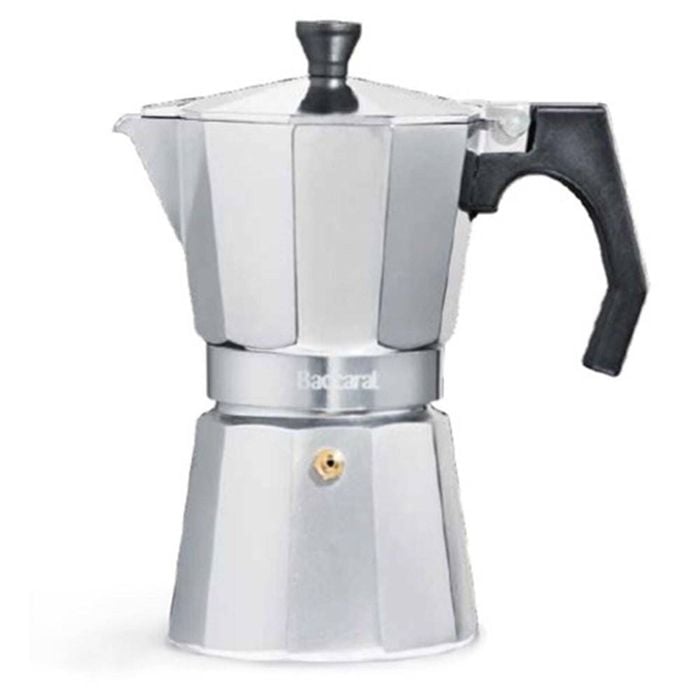 Baccarat Barista Italico 6 Cup Espresso Maker Silver