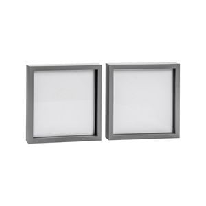 Nicola Spring Acrylic 3D Box Photo Frames - 20" x 20" - Pack of 2