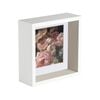 Nicola Spring 6 x 6 3D Shadow Deep Box Photo Frame - Craft Display Picture Frame with 4 x 4 Mount