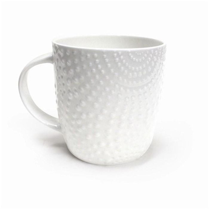 Bianco Dots Textured Mug 350ml Alex Liddy