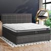Oikiture Bed Frame King Gas Lift Storage Mattress Beds Grey BOSS