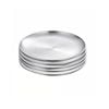 SOGA 20cm Premium Silver Grilling Plate Durable, Heat Resistant Perfect for BBQs and Outdoor Cooking Kitchen Essential