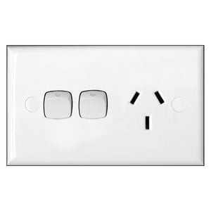 HPM Single Powerpoint With Extra Switch